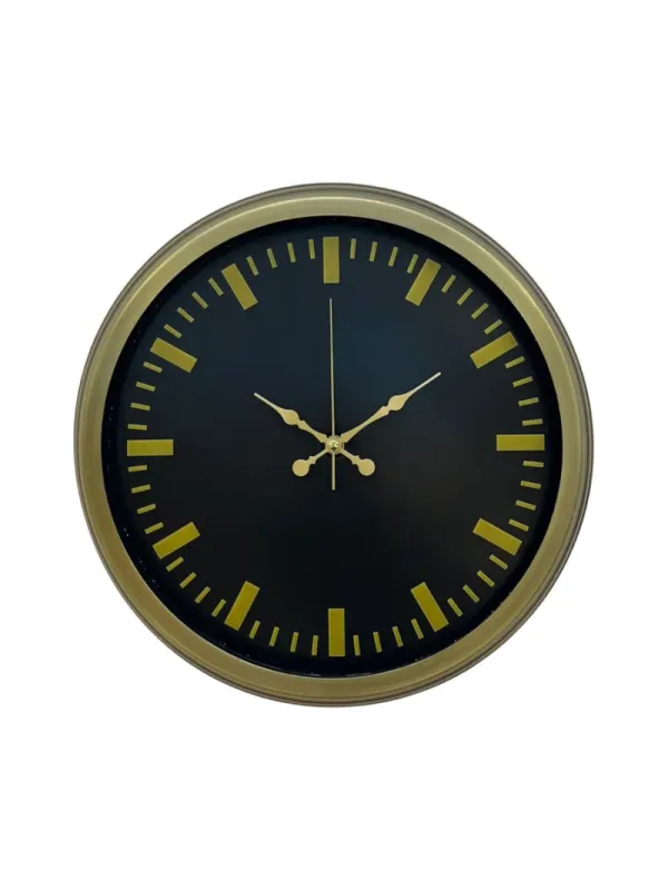 Retro Görünümlü Eskitme Metal Duvar Saati 40 cm · Model 4088E