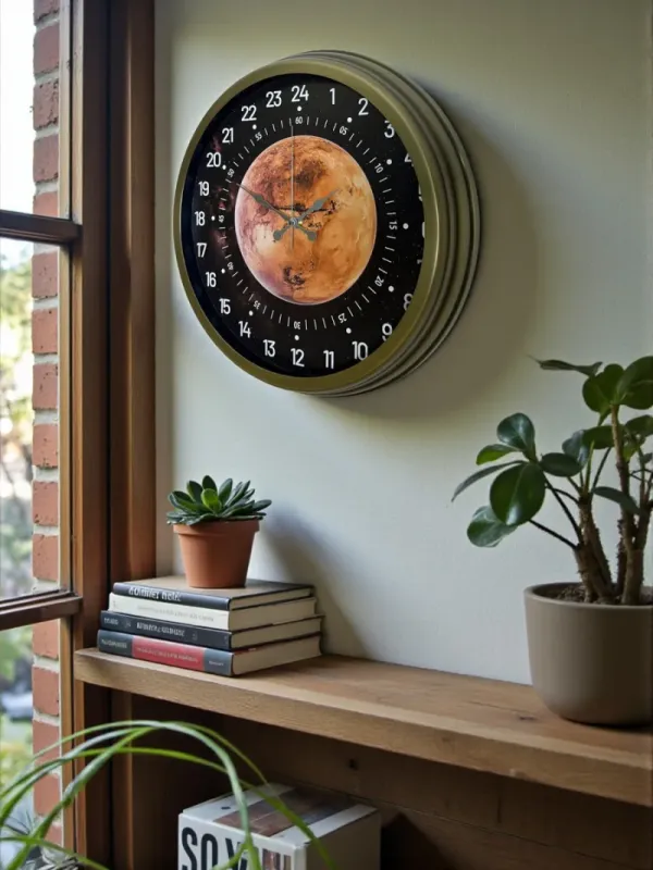 Göstergeli Eskitme Metal Duvar Saati 40 cm · Model 4095E