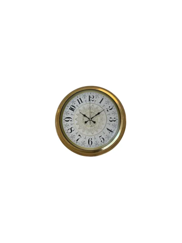 Gold Metal Duvar Saati 40 cm · Model 4017G