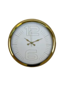 Gold Metal Duvar Saati 40 cm · Model 4048G