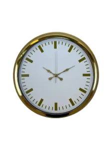 Gold Metal Duvar Saati 40 cm · Model 4086G