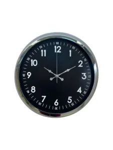 Krom Metal Duvar Saati 40 cm · Model 4007K