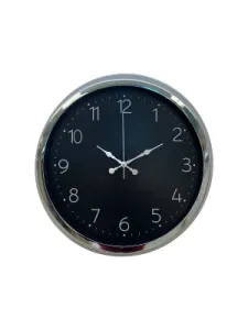 Krom Metal Duvar Saati 40 cm · Model 4047K