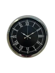 Krom Metal Duvar Saati 40 cm · Model 4051K