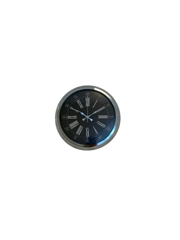 Krom Metal Duvar Saati 40 cm · Model 4059K