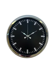 Krom Metal Duvar Saati 40 cm · Model 4087K