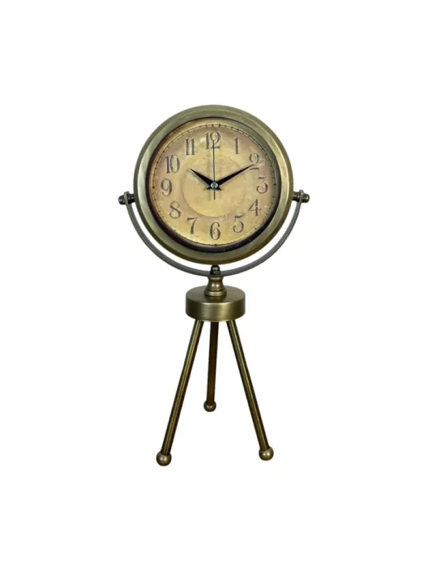 Eskitme Metal Masa Saati 45 x 26 cm · Model MT-2015E