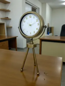 Eskitme Metal Masa Saati 45 x 26 cm · Model MT-2043E