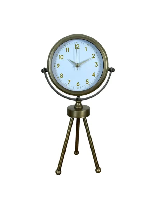 Eskitme Metal Masa Saati 45 x 26 cm · Model MT-2043E
