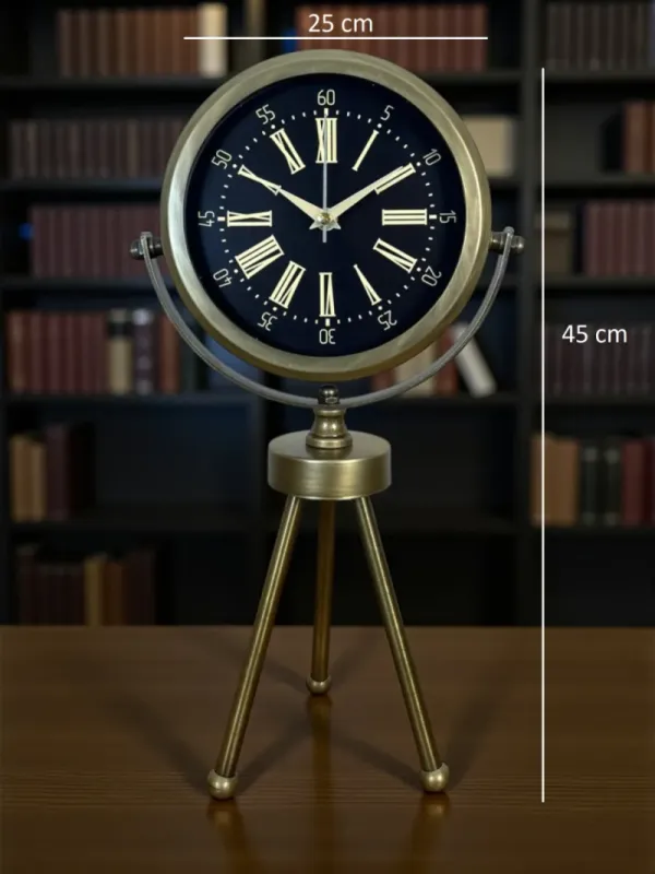 Eskitme Metal Masa Saati 45 x 26 cm · Model MT-2058E