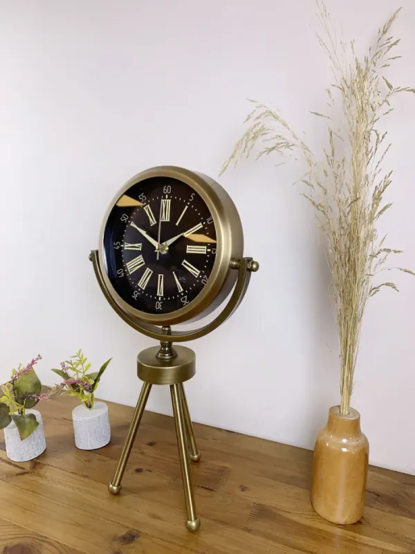 Eskitme Metal Masa Saati 45 x 26 cm · Model MT-2058E