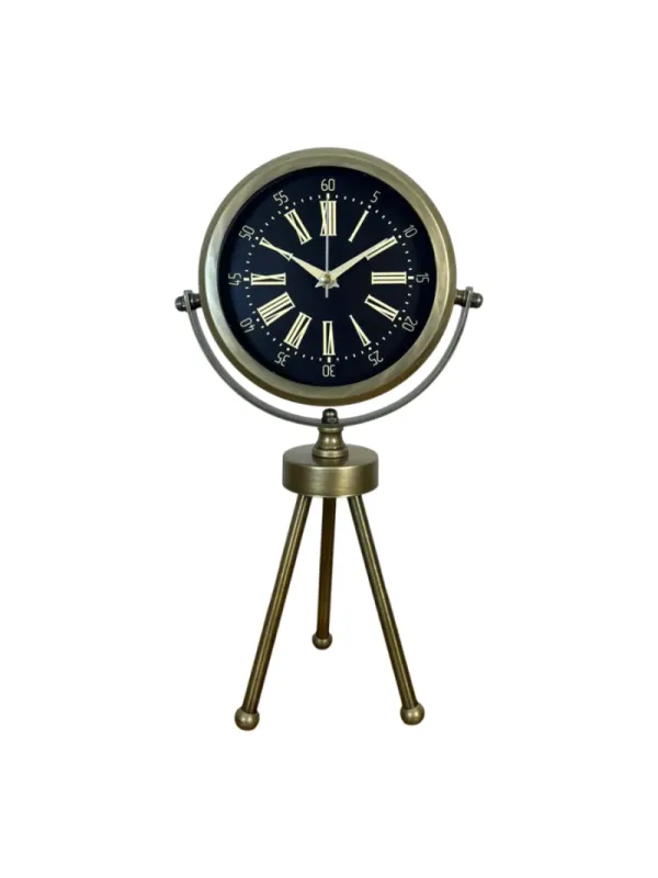 Eskitme Metal Masa Saati 45 x 26 cm · Model MT-2058E