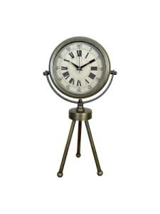 Roma Rakamlı Eskitme Metal Masa Saati 45 x 26 cm · Model MT-2065E