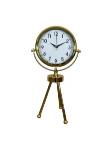 Gold Metal Masa Saati 45 x 26 cm · Model MT-2001G