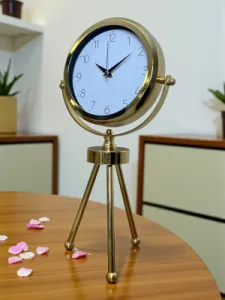 Gold Metal Masa Saati 45 x 26 cm · Model MT-2004G