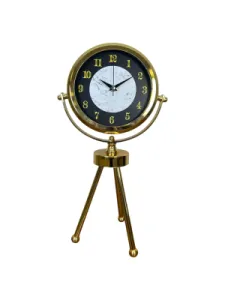Gold Metal Masa Saati 45 x 26 cm · Model MT-2022G