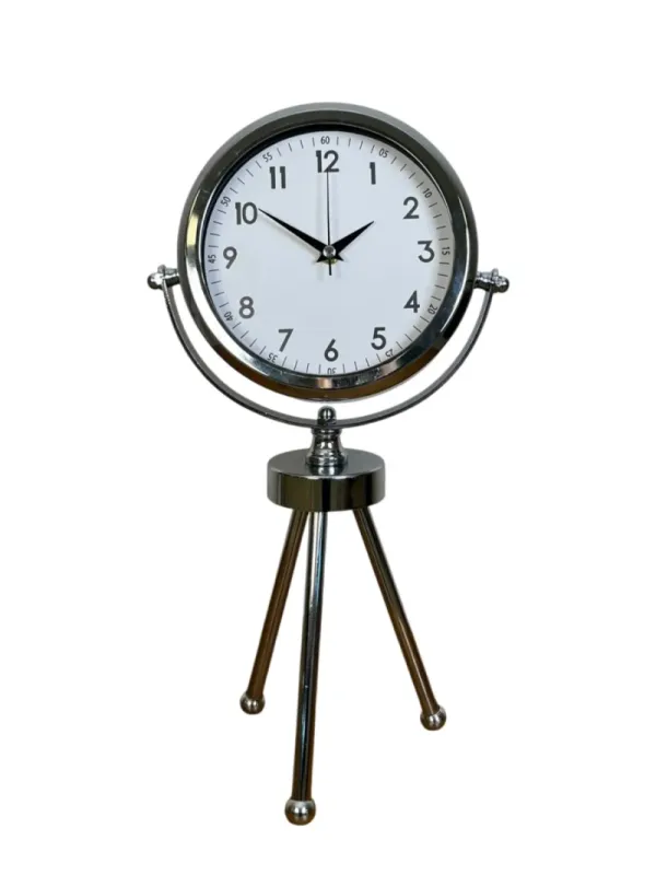 Krom Metal Masa Saati 45 x 26 cm · Model MT-2005K