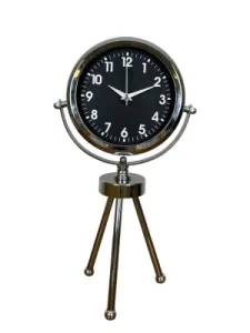 Krom Metal Masa Saati 45 x 26 cm · Model MT-2031K