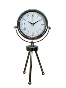 Krom Metal Masa Saati 45 x 26 cm · Model MT-2055K