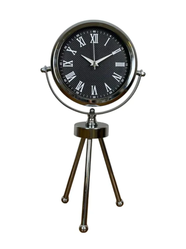 Krom Metal Masa Saati 45 x 26 cm · Model MT-2090K
