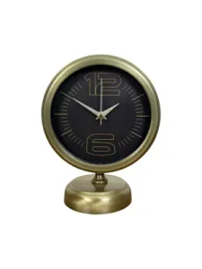 Retro Görünümlü Eskitme Metal Masa Saati 25 x 20 cm · Model MS-2012E