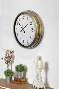 Eskitme Metal Duvar Saati 40 cm · Model 4005E