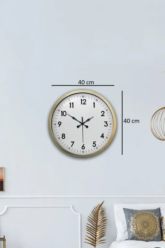 Eskitme Metal Duvar Saati 40 cm · Model 4005E