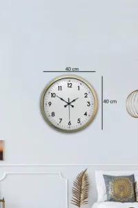 Eskitme Metal Duvar Saati 40 cm · Model 4005E