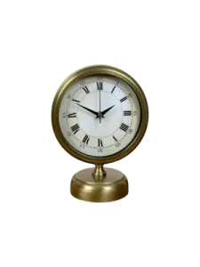 Retro Görünümlü Eskitme Metal Masa Saati 25 x 20 cm · Model MS-2056E
