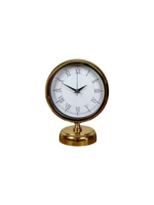 Gold Metal Masa Saati 25 x 20 cm · Model MS-2055G