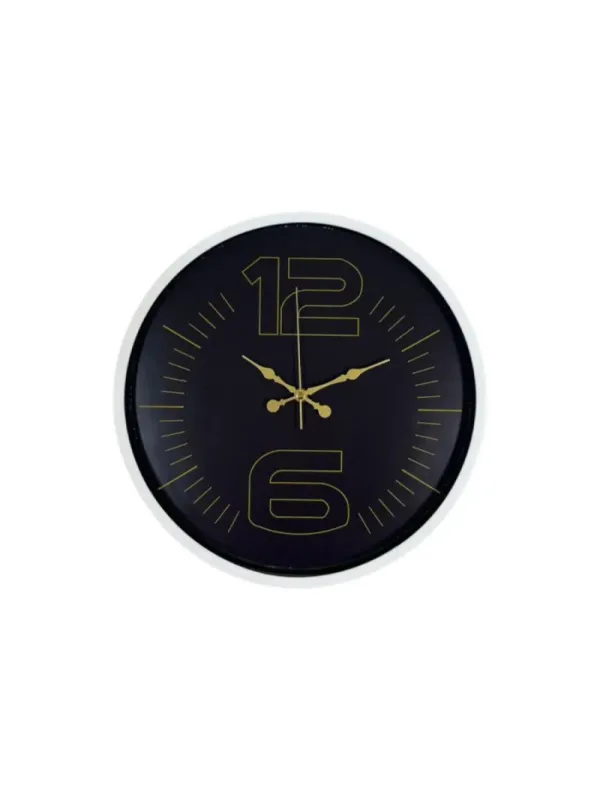 Beyaz Plastik Duvar Saati 36 cm · Model PP-3612W