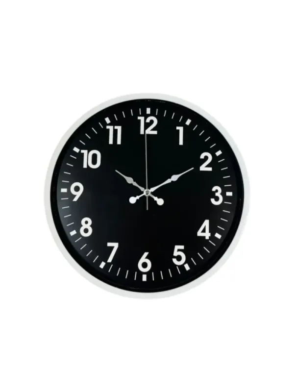Beyaz Plastik Duvar Saati 36 cm · Model PP-3631W