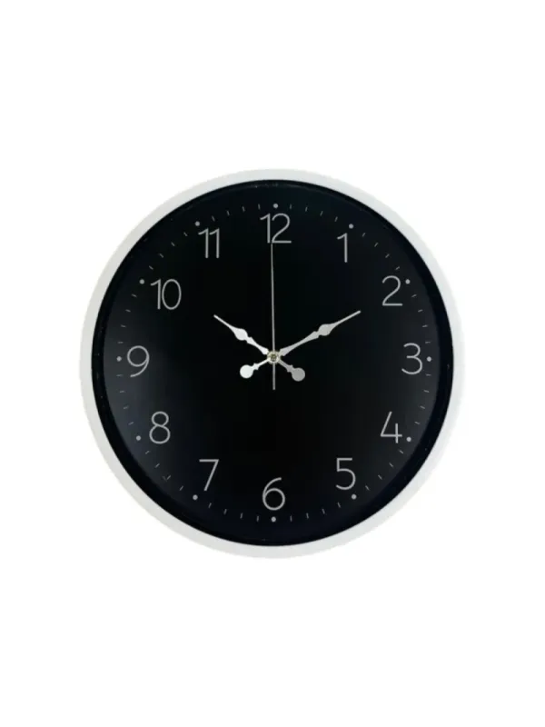 Beyaz Plastik Duvar Saati 36 cm · Model PP-3647W