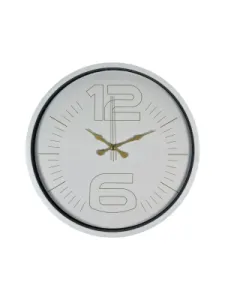 Beyaz Plastik Duvar Saati 36 cm · Model PP-3648W