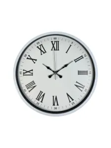 Roma Rakamlı Beyaz Plastik Duvar Saati 36 cm · Model PP-3654W