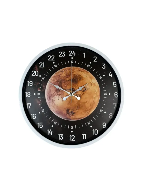 Göstergeli Beyaz Plastik Duvar Saati 36 cm · Model PP-3695W