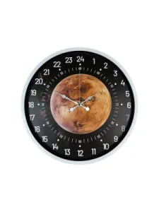 Göstergeli Beyaz Plastik Duvar Saati 36 cm · Model PP-3695W