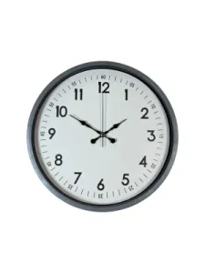 Gri Plastik Duvar Saati 36 cm · Model PP-3605K