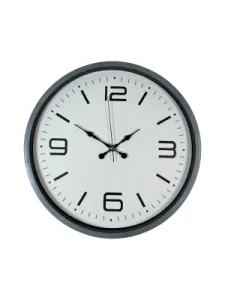 Gri Plastik Duvar Saati 36 cm · Model PP-3608K
