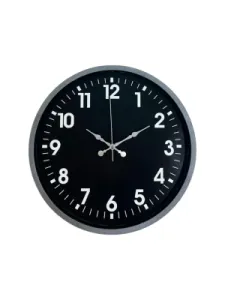 Gri Plastik Duvar Saati 36 cm · Model PP-3631K