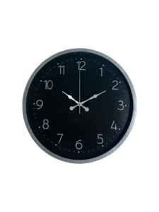 Gri Plastik Duvar Saati 36 cm · Model PP-3647K