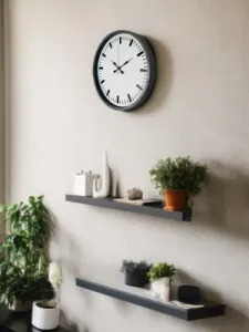 Gri Plastik Duvar Saati 36 cm · Model PP-3689K