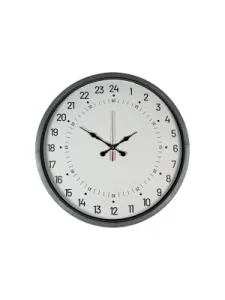 Göstergeli Gri Plastik Duvar Saati 36 cm · Model PP-3697K