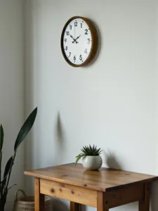 Kahverengi Plastik Duvar Saati 36 cm · Model PP-3601I