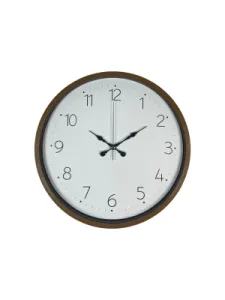 Kahverengi Plastik Duvar Saati 36 cm · Model PP-3604I