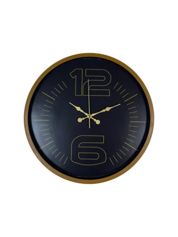 Kahverengi Plastik Duvar Saati 36 cm · Model PP-3612I
