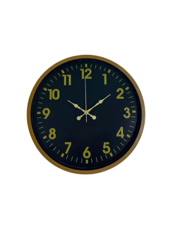 Kahverengi Plastik Duvar Saati 36 cm · Model PP-3623I