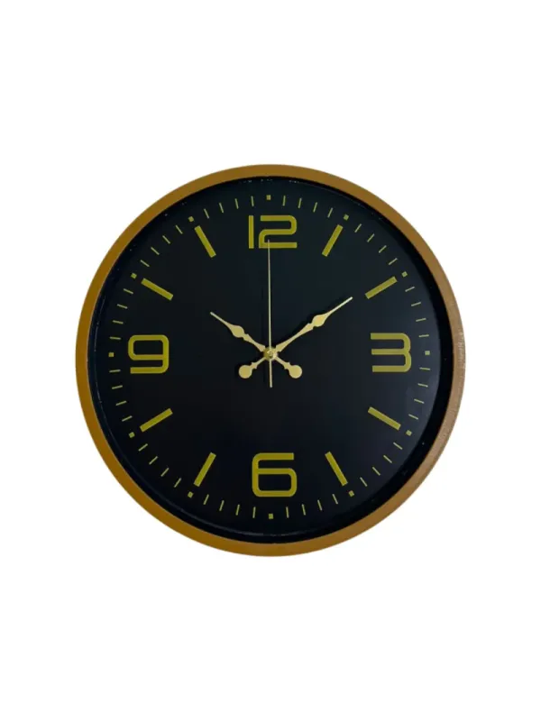 Kahverengi Plastik Duvar Saati 36 cm · Model PP-3644I