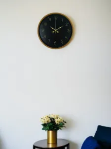 Kahverengi Plastik Duvar Saati 36 cm · Model PP-3646I