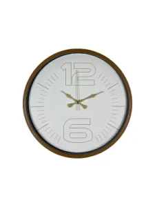 Kahverengi Plastik Duvar Saati 36 cm · Model PP-3648I